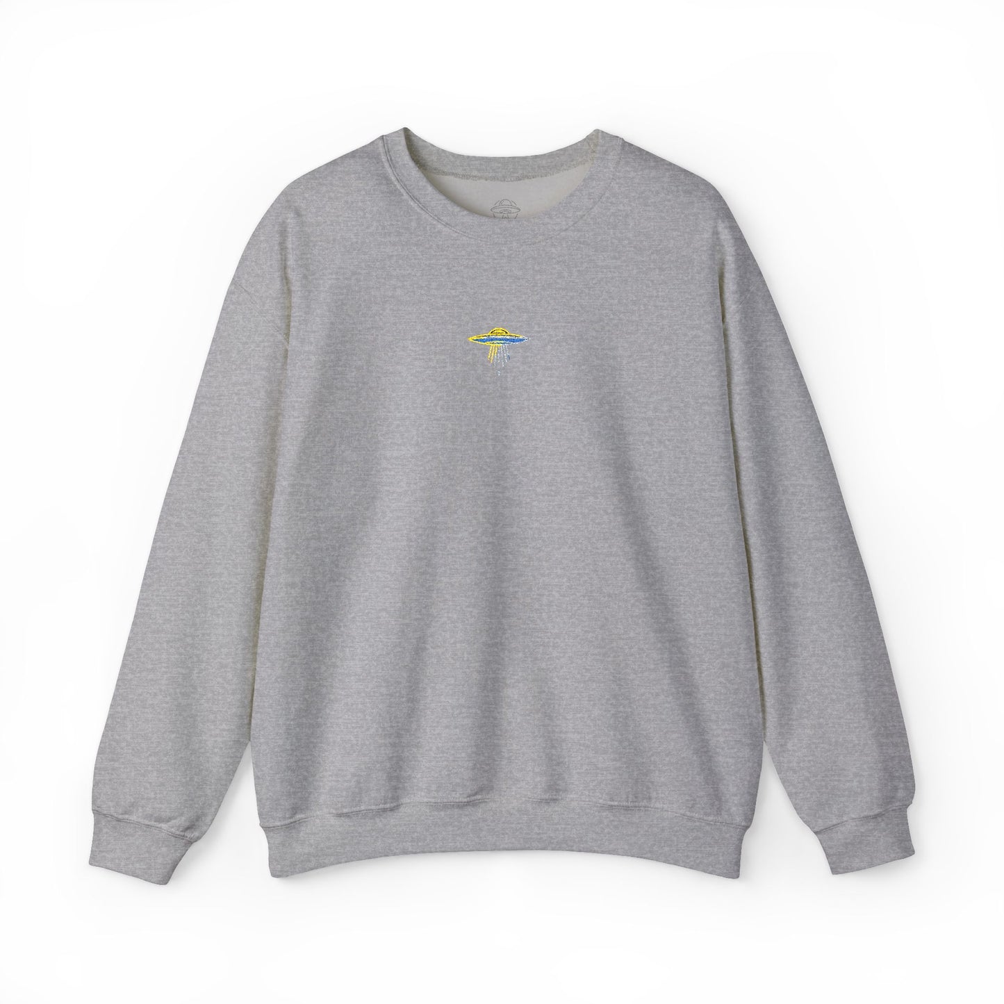 Colorful UFO Embroidered Sweatshirt from The Aliens Are Here