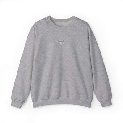 Colorful UFO Embroidered Sweatshirt from The Aliens Are Here