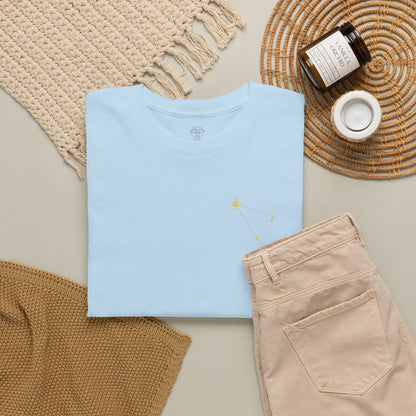Sirius Star Map Embroidered T-Shirt