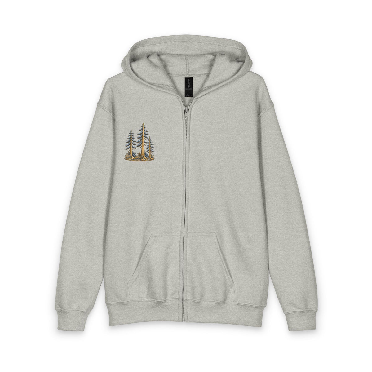 Cryptid Bigfoot youth zip hoodie from the Cool Cryptids collection