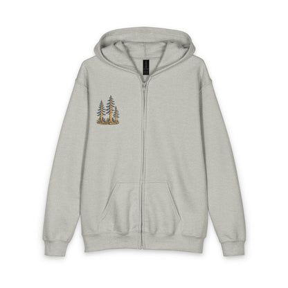Cryptid Bigfoot youth zip hoodie from the Cool Cryptids collection