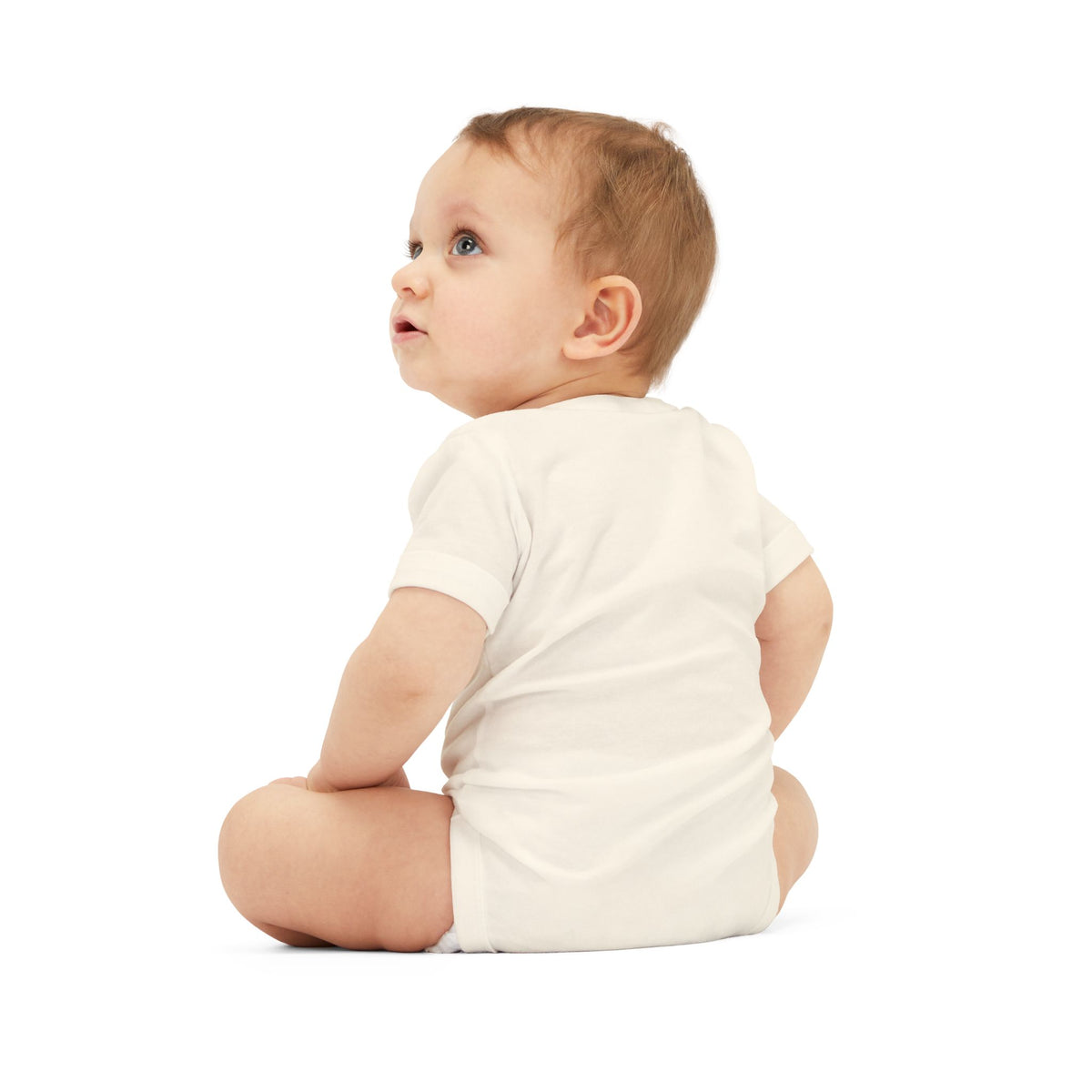 Baby One-Piece with Minimalist Sea Dragon Graphic
