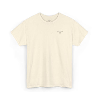 UFO Embroidered Tee | Minimal UAP Shirt
