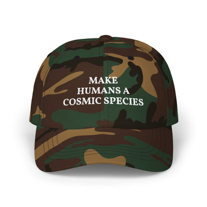 Make Humans a Cosmic Species | Embroidered Dad Cap