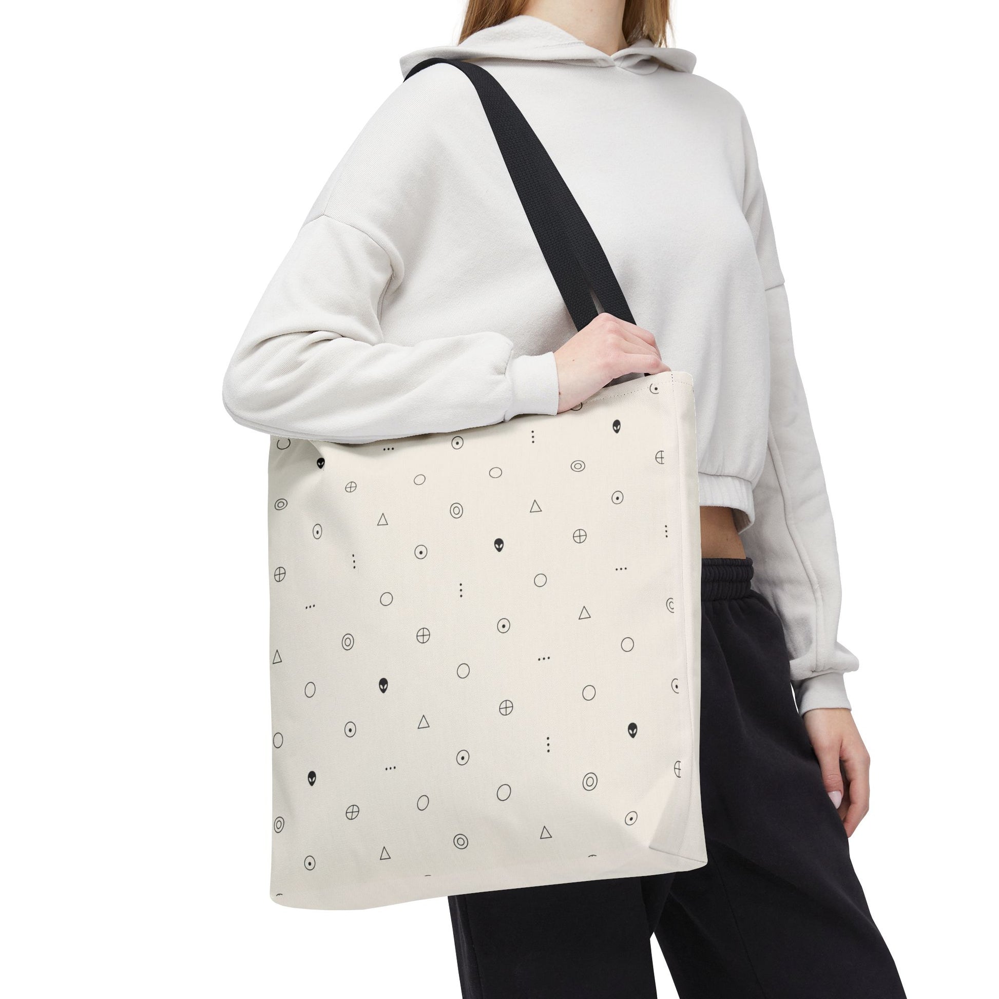 Alien Signal Pattern Tote from The Aliens Are Here