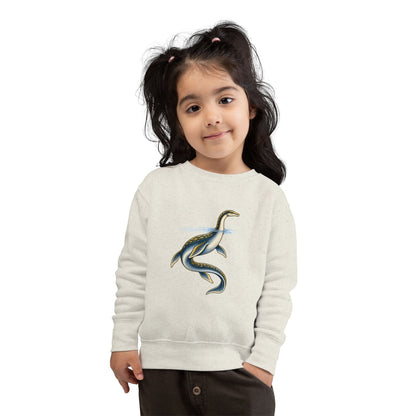 Toddler Sweatshirt — Playful Loch Ness Monster Graphic Pullover