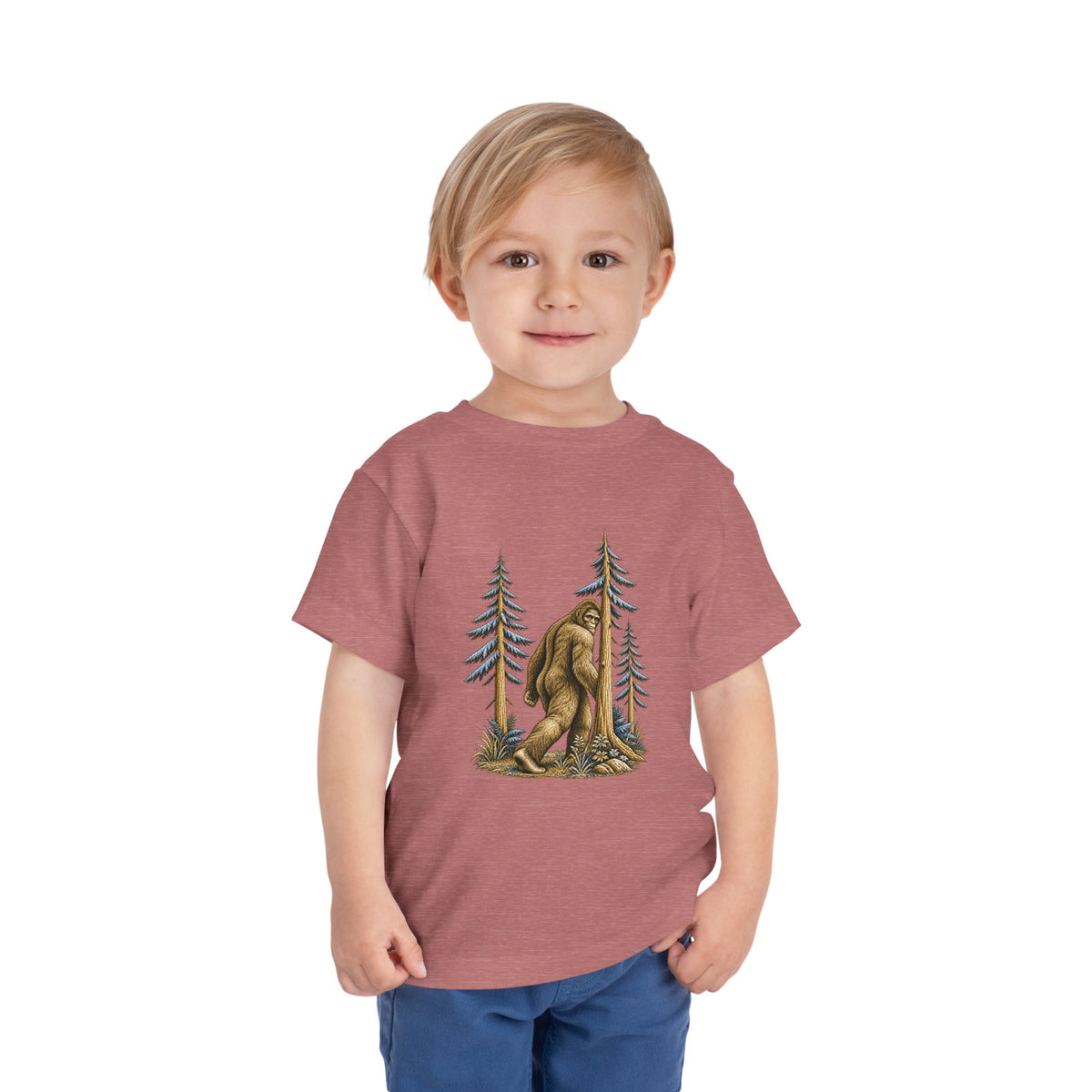 Cryptid Sasquatch toddler T-shirt from the Cool Cryptids collection