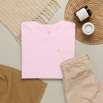 Sirius Star Map Embroidered T-Shirt