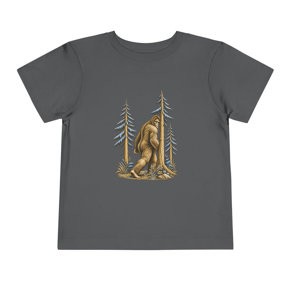 Cryptid Sasquatch toddler T-shirt from the Cool Cryptids collection