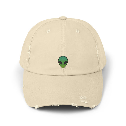 Alien Distressed Cap | Vintage UFO Baseball Hat