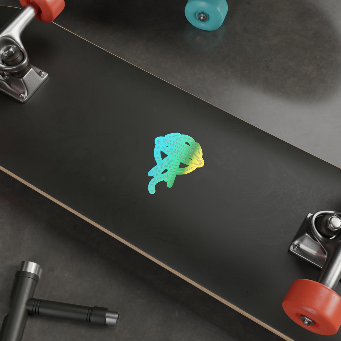 Arrival Holographic Sticker from The Aliens Are Here