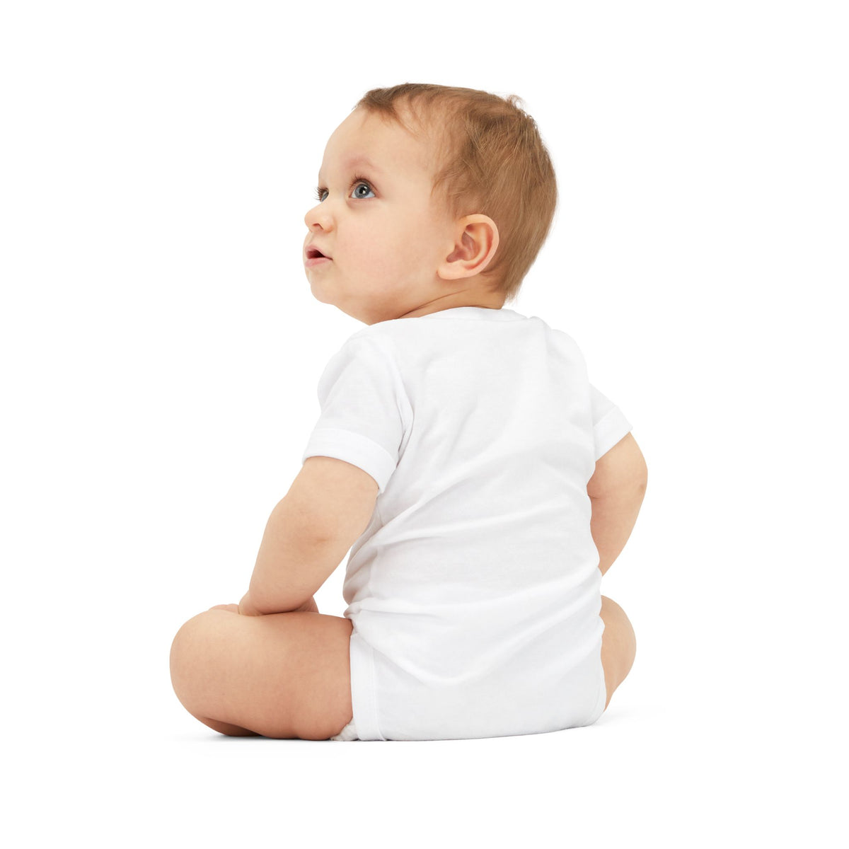 Baby One-Piece with Minimalist Sea Dragon Graphic