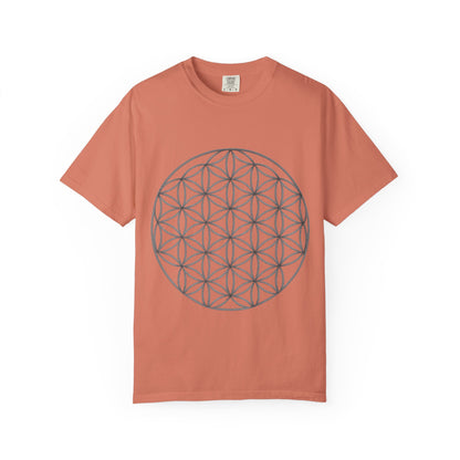Flower of Life Unisex T-shirt - Mindful Gift, Spiritual Apparel, Cosmic Vibes, Meditation Shirt, Eco-friendly Fashion