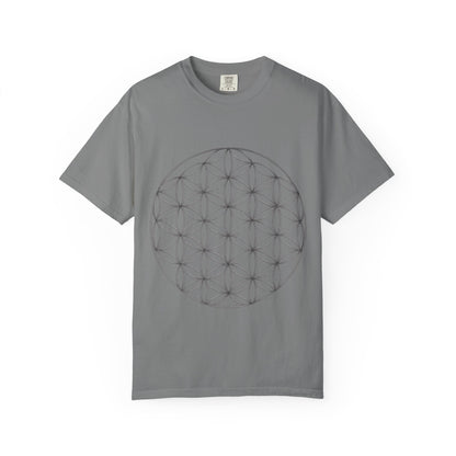 Flower of Life Unisex T-shirt - Mindful Gift, Spiritual Apparel, Cosmic Vibes, Meditation Shirt, Eco-friendly Fashion
