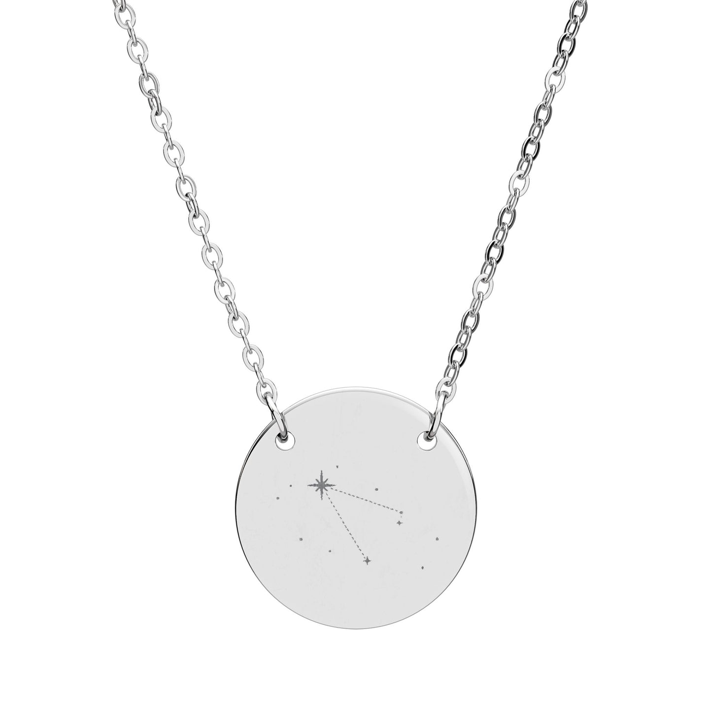 Sirius Constellation Engraved Necklace