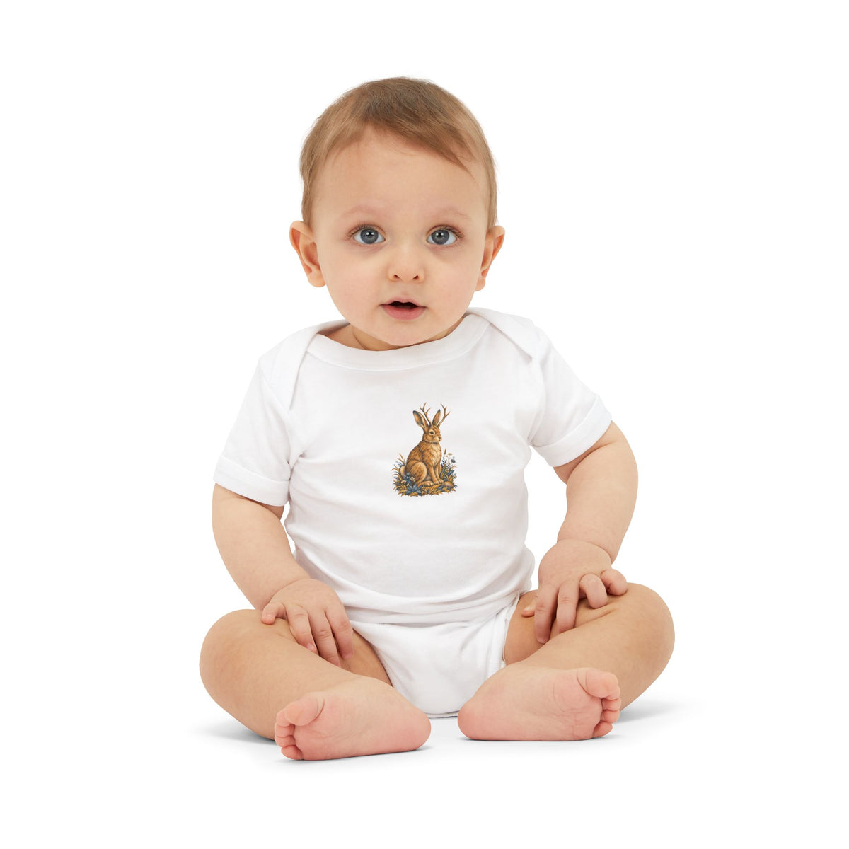 Copy of Baby One-Piece with Minimalist Sea Dragon Graphic