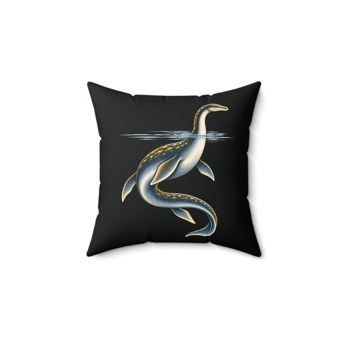 Nessy Cryptid Pillow | Loch Ness Monster Throw Pillow