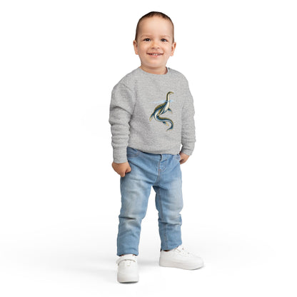 Toddler Sweatshirt — Playful Loch Ness Monster Graphic Pullover