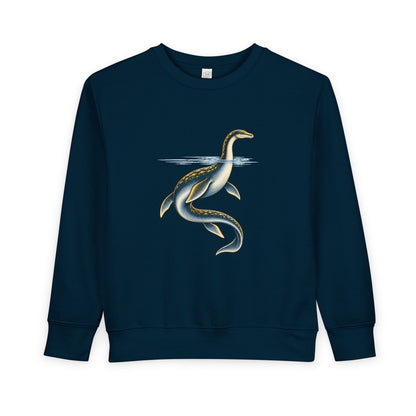 Toddler Sweatshirt — Playful Loch Ness Monster Graphic Pullover
