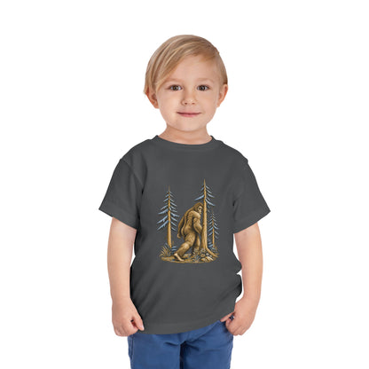 Cryptid Sasquatch toddler T-shirt from the Cool Cryptids collection