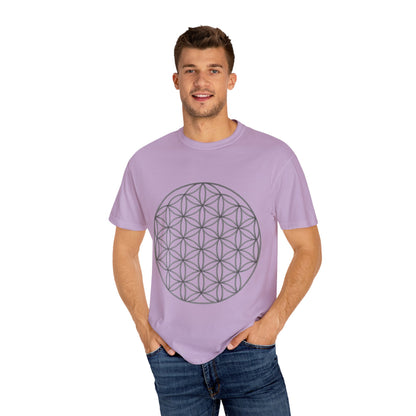 Flower of Life Unisex T-shirt - Mindful Gift, Spiritual Apparel, Cosmic Vibes, Meditation Shirt, Eco-friendly Fashion
