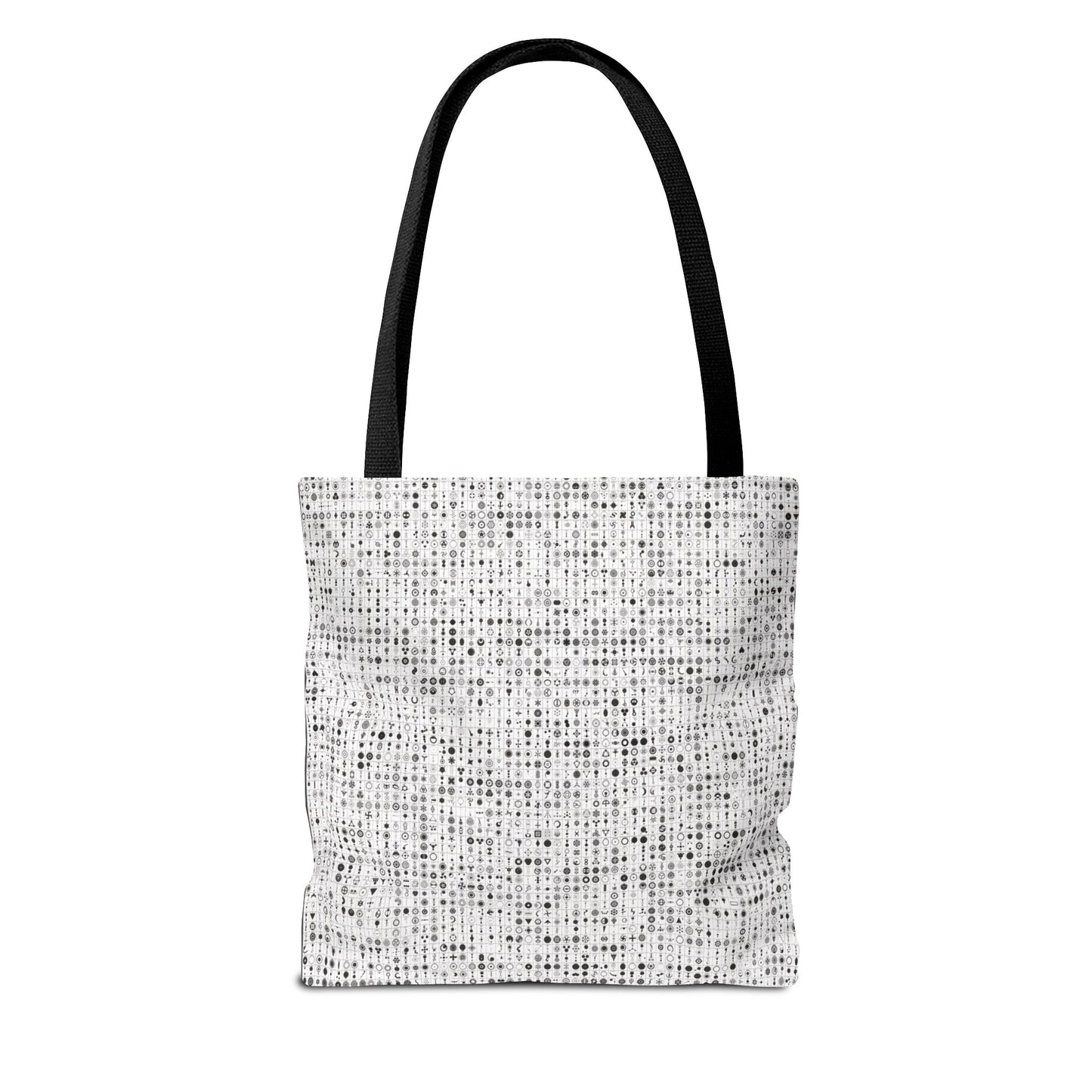 Crop Circles Chic Patterned Tote Bag, Stylish Reusable Shopping Bag, Trendy Canvas Tote, Eco-Friendly Carry-All, Perfect Gift for Any Occasion