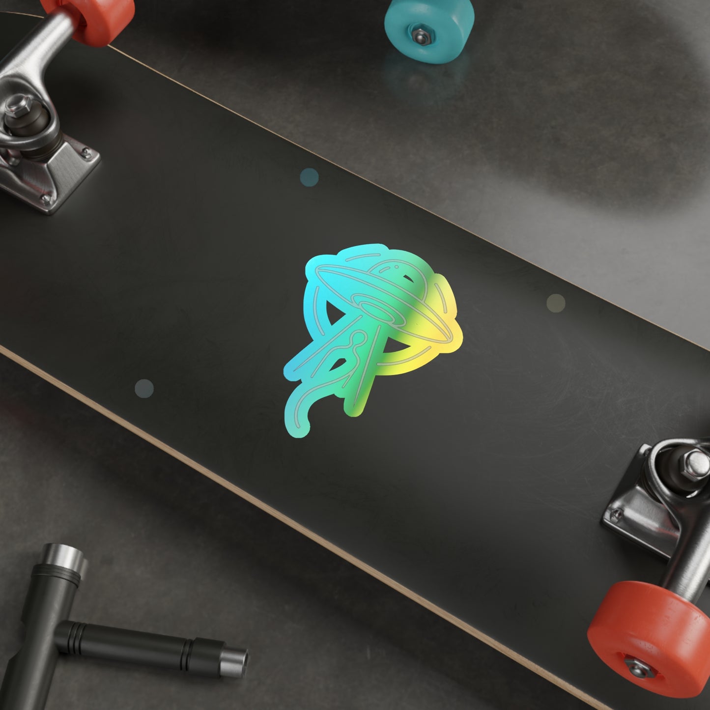 Arrival Holographic Sticker from The Aliens Are Here