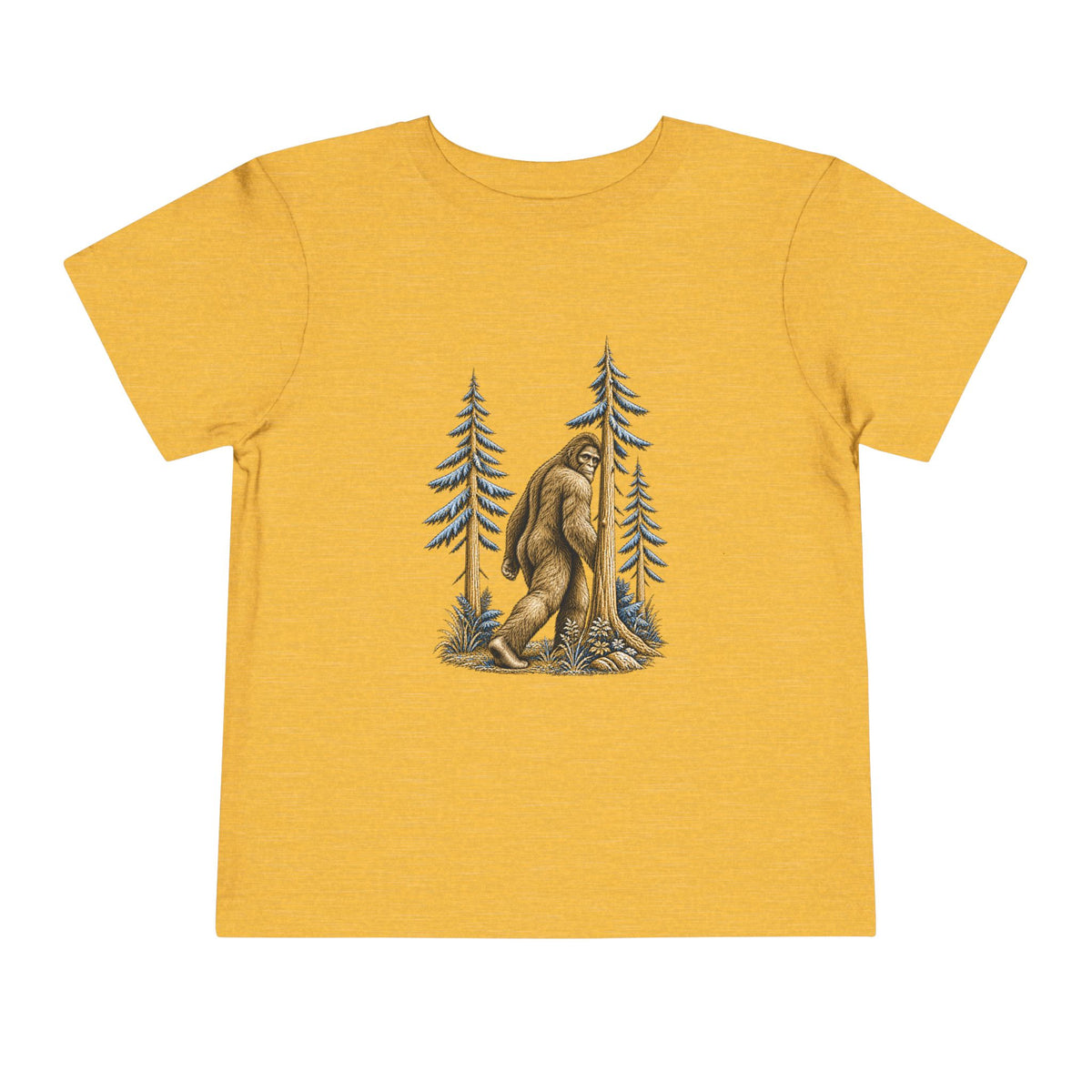 Cryptid Sasquatch toddler T-shirt from the Cool Cryptids collection