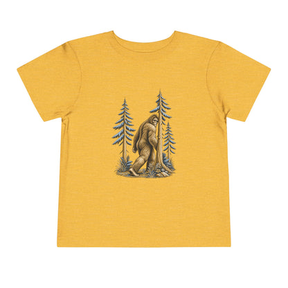 Cryptid Sasquatch toddler T-shirt from the Cool Cryptids collection