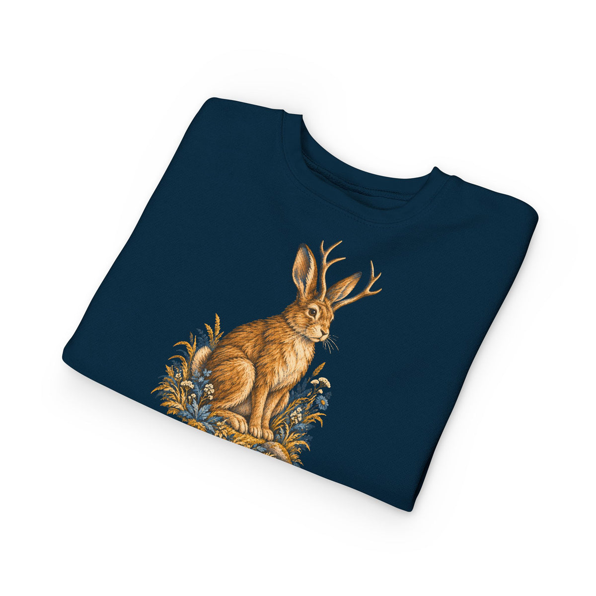 Cryptid jackalope toddler sweatshirt from the Cool Cryptids collection