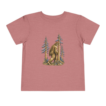 Cryptid Sasquatch toddler T-shirt from the Cool Cryptids collection