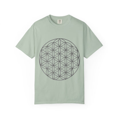 Flower of Life Unisex T-shirt - Mindful Gift, Spiritual Apparel, Cosmic Vibes, Meditation Shirt, Eco-friendly Fashion