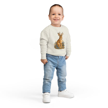 Cryptid jackalope toddler sweatshirt from the Cool Cryptids collection