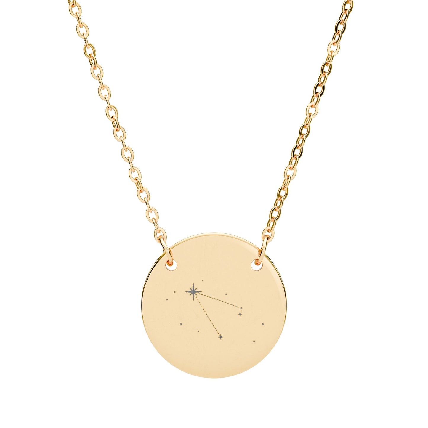Sirius Constellation Engraved Necklace