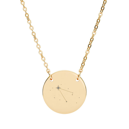 Sirius Constellation Engraved Necklace