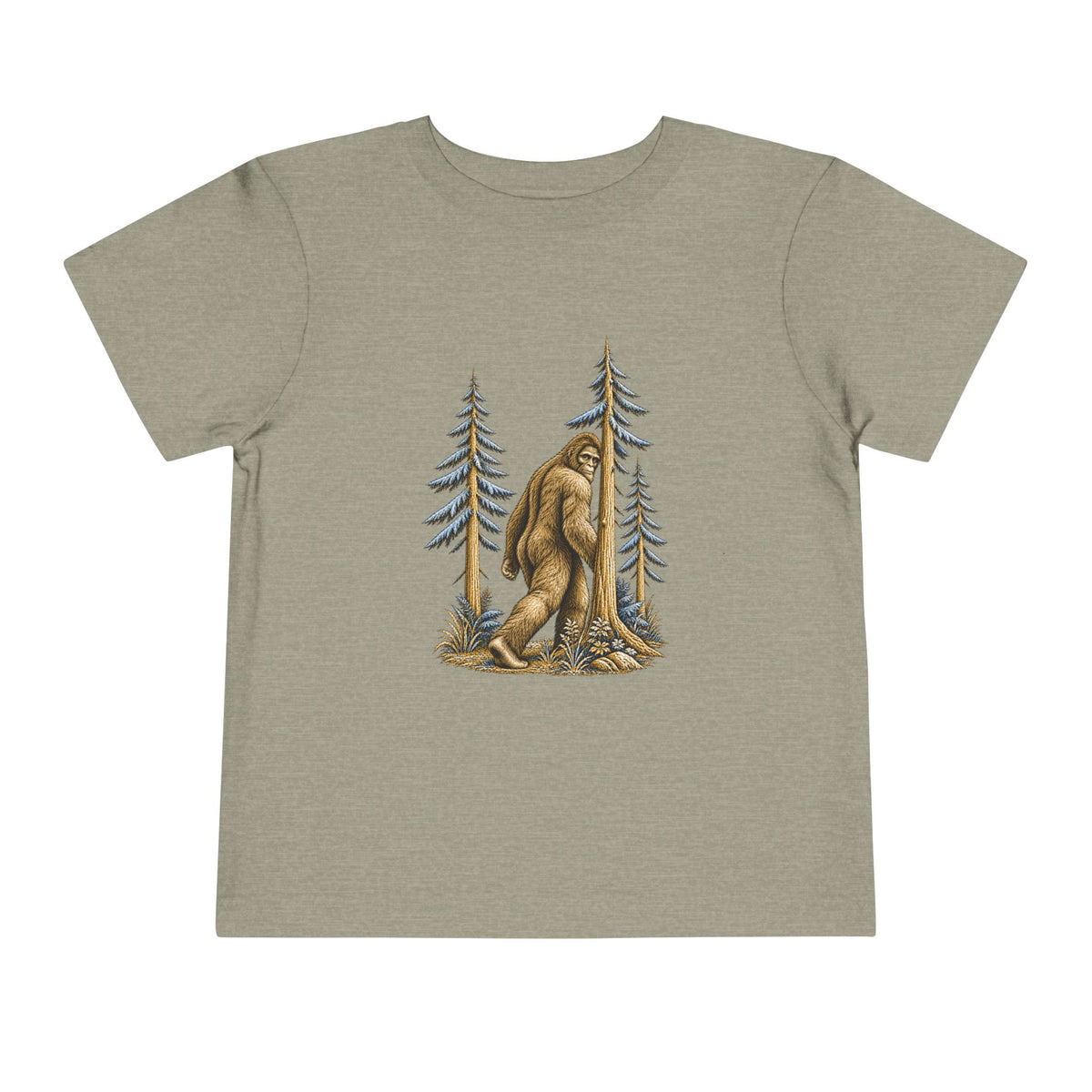 Cryptid Sasquatch toddler T-shirt from the Cool Cryptids collection