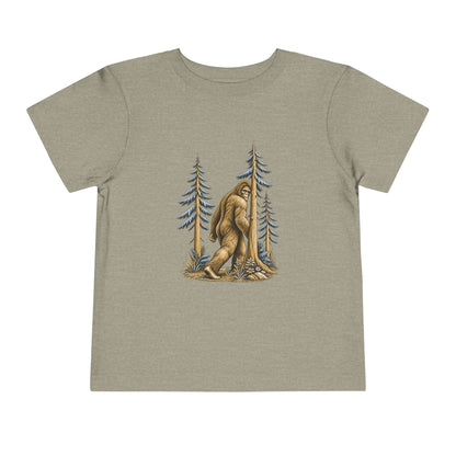 Cryptid Sasquatch toddler T-shirt from the Cool Cryptids collection