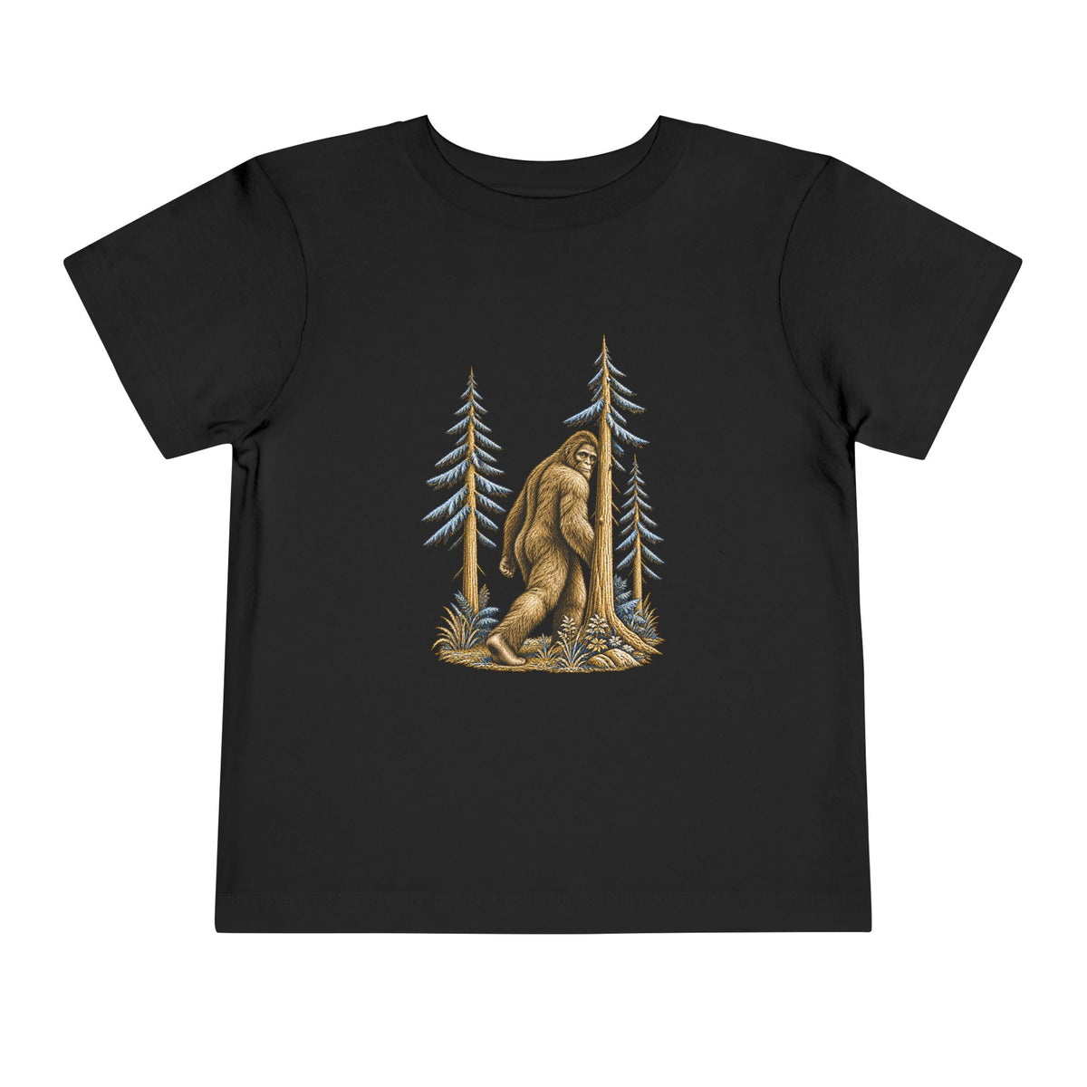 Cryptid Sasquatch toddler T-shirt from the Cool Cryptids collection
