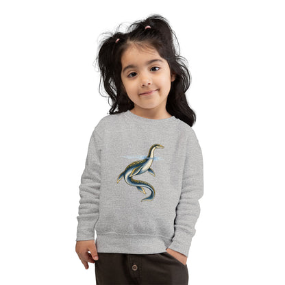 Toddler Sweatshirt — Playful Loch Ness Monster Graphic Pullover