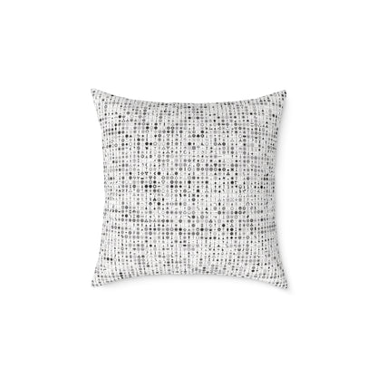 Crop Circles Square Poly Canvas Pillow - Modern Minimalist Home Decor, Cushion for Living Room, Cozy Throw Pillows, Gift for Housewarming