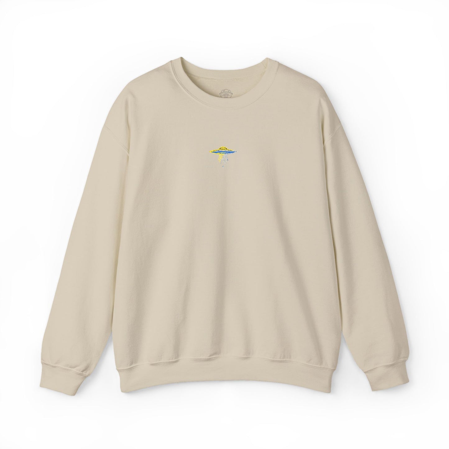 Colorful UFO Embroidered Sweatshirt from The Aliens Are Here