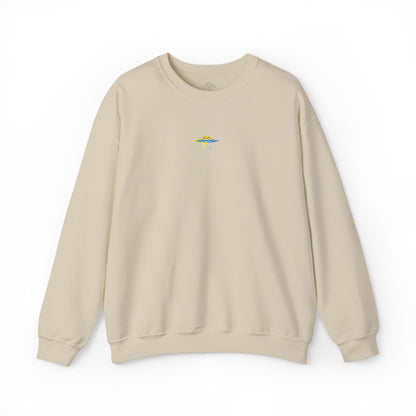 Colorful UFO Embroidered Sweatshirt from The Aliens Are Here