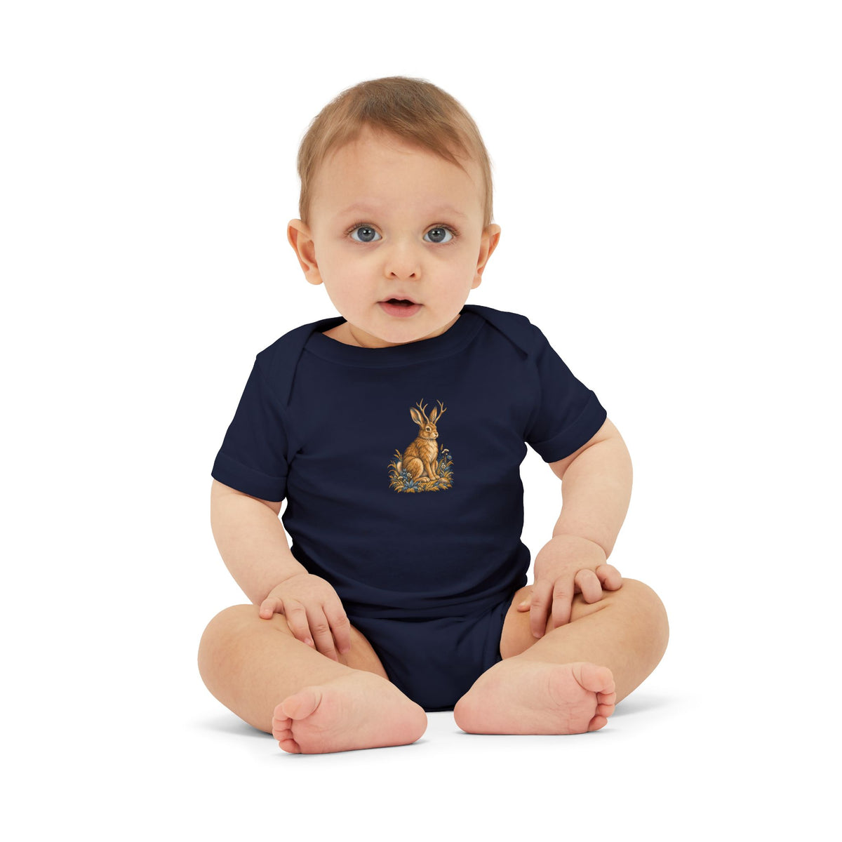 Copy of Baby One-Piece with Minimalist Sea Dragon Graphic