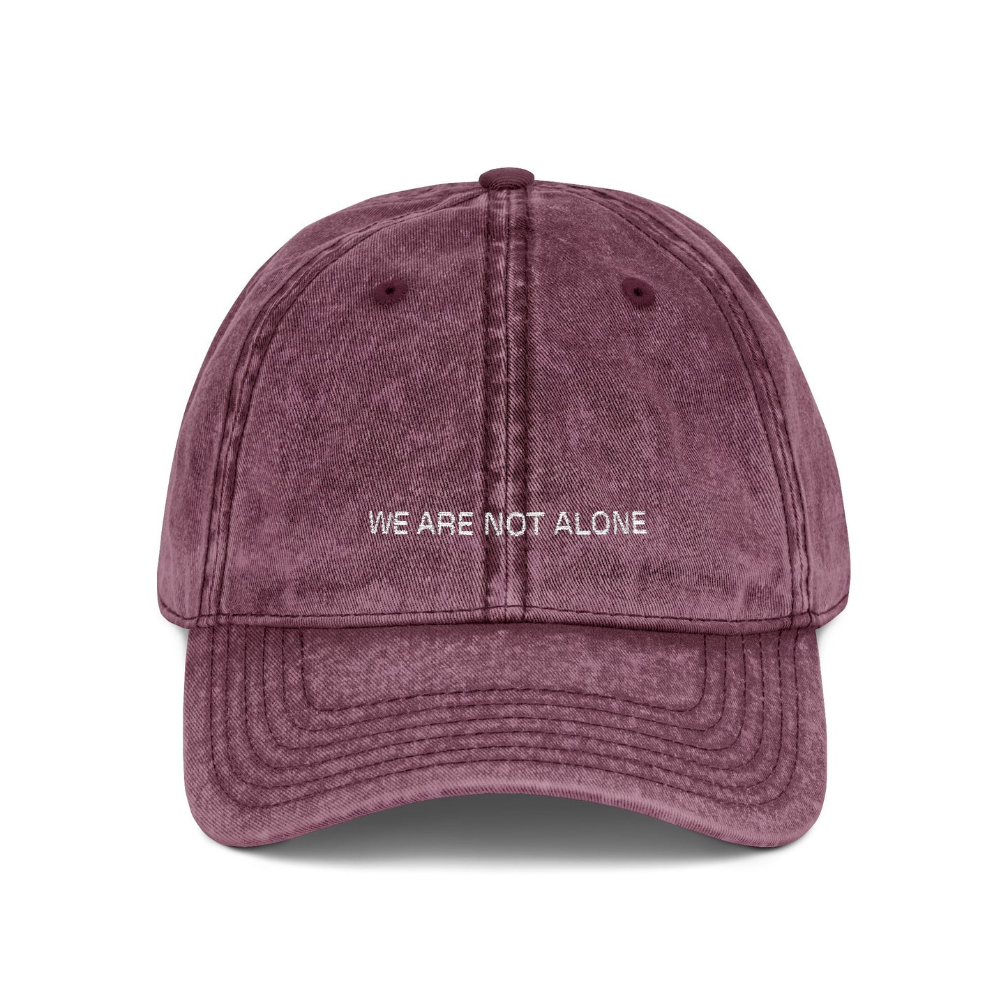 We Are Not Alone Distressed Hat from The Aliens Are Here