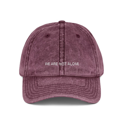 We Are Not Alone Distressed Hat from The Aliens Are Here