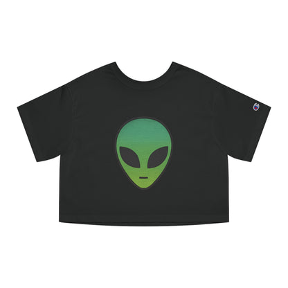 Alien Crop Tee | Soft Cosmic Cropped T-Shirt