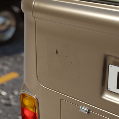 Sirius Star Map Clear Sticker