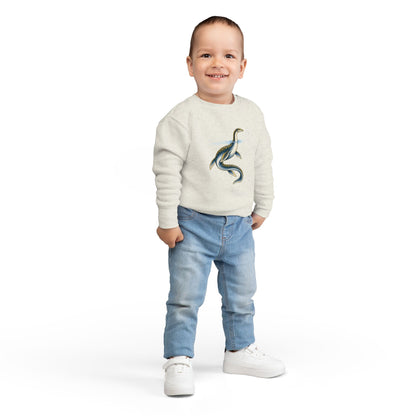 Toddler Sweatshirt — Playful Loch Ness Monster Graphic Pullover