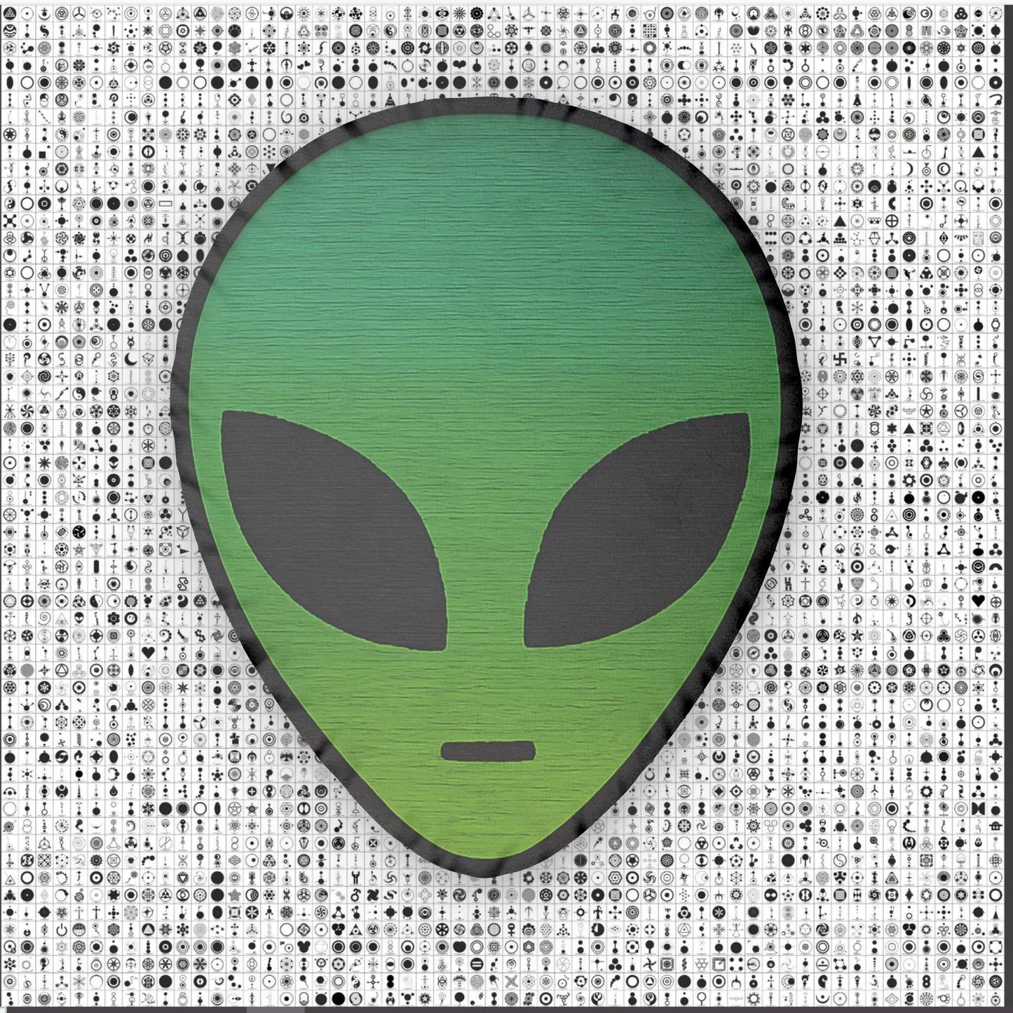 Unique Alien-Shaped Pillow, Custom Shaped Pillow, Fun Home Decor, Gifts for Sci-Fi Lovers, Quirky Bedroom Accent, Unique Gift Idea