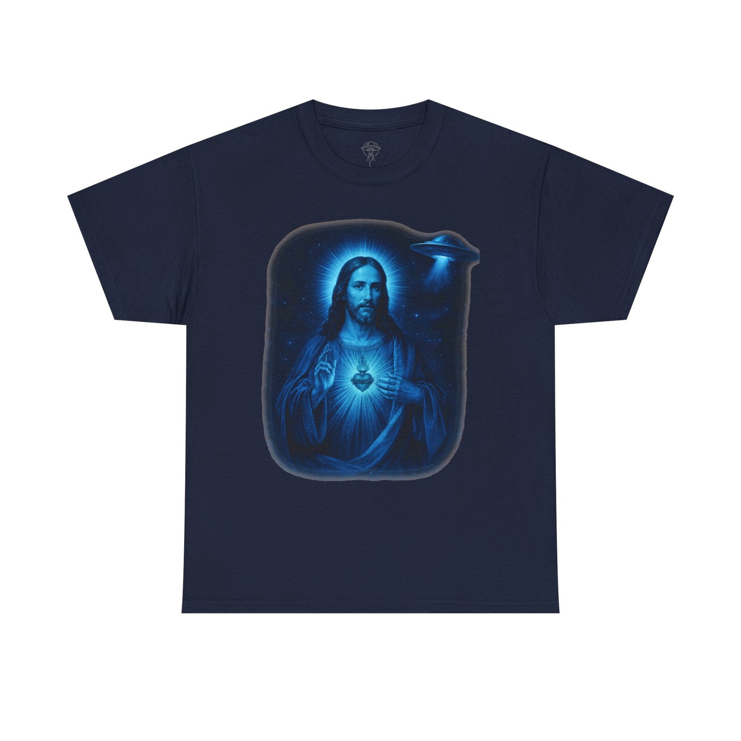 Galactic Jesus Tee — "Read the book of Enoch." Graphic T-Shirt
